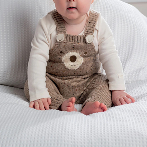 <span class=keywords><strong>Salopette</strong></span> e body in cotone Unisex a forma di bebè a pois di puro colore sulla pelle del bambino - Product Image 3