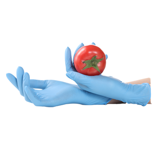 Gants de protection bon marché F023 gants en PVC nitrile de qualité alimentaire gants d'examen jetables en <span class=keywords><strong>vinyle</strong></span> nitrile sans poudre - Product Image 2