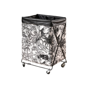 Collapsible Laundry <b>Basket</b> With Wheels <b>Large</b> Capacity Foldable Storage Organizer For Bathroom Clothes And Miscellaneous Items - Product Image 1