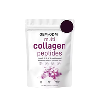 Poudre de peptides de collagène super hydrolysée pour la beauté et le blanchiment de la peau, marque privée, absorption optimale, certifiée par un tiers, 200g