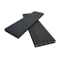 Planches de terrasse en WPC durables à trous carrés 21x145mm pour usage extérieur