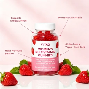 Gummies multivitaminés pour femmes OEM |   Soutien énergétique et de l'humeur, santé de la peau et équilibre hormonal, végétalien, sans gluten - Product Image 2
