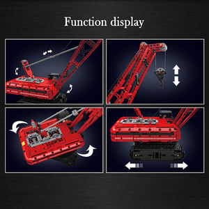 Nouveau prix de gros App Rc Motorized Mould <span class=keywords><strong>King</strong></span> Ensemble de grue à chenilles mécanique de haute technologie Blocs Moc Jouets éducatifs - Product Image 3
