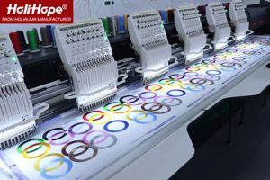 Venta Directa de Fábrica: Máquina de Bordar Computarizada AI de 6 Cabezas y 15 Agujas, 1200 RPM, Industrial, para Bordado Plano y de Gorras - Product Image 2