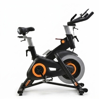 Bicicleta de Spinning Magnética de 13 kg con Volante de Inercia para Ciclismo en Interiores, Gym Master Fitness