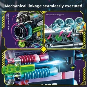 ชุดตัวต่อประกอบรูปปืนพลาสติกสำหรับเด็กผู้ชาย รุ่นปี 2026 ธีมสัตว์และธรรมชาติใหม่ ของเล่นเสริมพัฒนาการ - Product Image 3