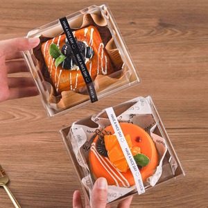 Stampo Rotondo Trasparente in Plastica Monouso per Torte, Altezza 4/5 Pollici, per Mousse e Lasagne - Product Image 2