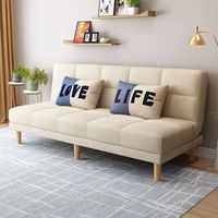 Canapé-lit pliable nordique moderne multifonctionnel et simple pour petit appartement salon double usage en stock