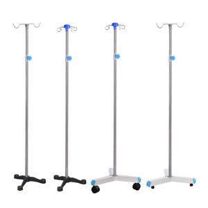 Soporte de Acero Inoxidable para Suero Mu Zixing, Altura Ajustable con Ruedas para Uso Hospitalario - Product Image 1