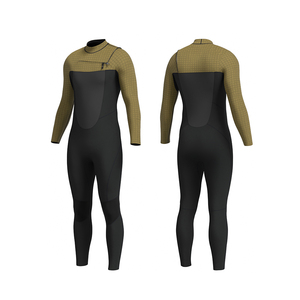 Combinaison de plongée personnalisée haut de gamme en néoprène 3/2 mm anti-UV grande taille pour homme, col montant, vêtement de bodysurf avec logo imprimé sur le devant pour le surf - Product Image 1