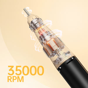 Pulidor de uñas eléctrico, kit de manicura y pedicura inalámbrico, taladro de uñas de escritorio portátil recargable, 35000RPM - Product Image 5