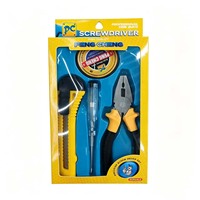 Ensemble d'outils à main G810, Kits d'outils à main, Tournevis, Couteau, Brosse, Pince, Marteau, Ruban adhésif, Produit à 1 $, Série 1$ Matériel et Outils