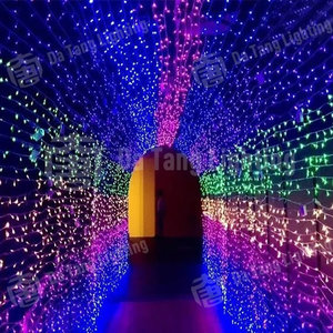 Custom LED Christmas Light Tunnel Archway for Park Landscape Decoration - Product Image 2