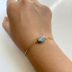 Bracelet de protection en cristal naturel brut enveloppé de fil, améthyste, quartz rose, bijoux apaisants et réparateurs pour femmes - Product Image 3