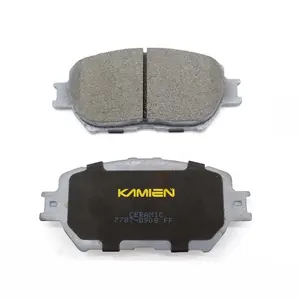 Disc Brake Pad D908 China Manufacturers with TS16949 Certification Warranty Reach 50000 Km for Lexus OE 04465-30340