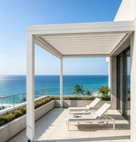 Pergola en aluminium à lames orientables Airfun pour terrasse et balcon
