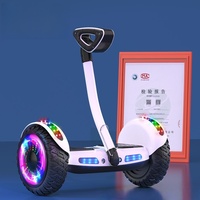 Bestseller Smart Selbstbalancierender LED-Licht-Elektroroller 10 Zoll Segway Hoverboard Mit Kabellosem Bluetooth-Lautsprecher