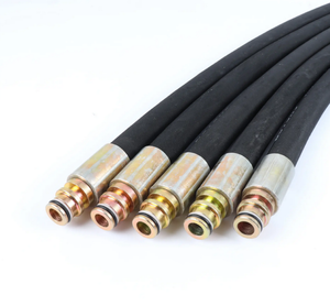 300Psi <span class=keywords><strong>1</strong></span>/<span class=keywords><strong>4</strong></span> черный маслостойкий Плетеный дизельный масляный смазка шланг Нитриловый резиновый шланг - Product Image 1