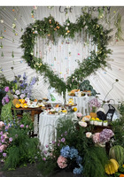 Longue guirlande de feuilles de lierre artificielles, plantes vertes, vigne, feuillage, fleurs suspendues pour mariage, fête, jardin, maison, mur, plafond, fête des mères