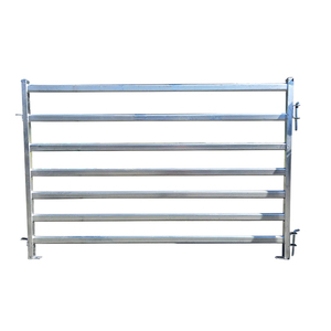 Panneaux de clôture pour bétail en gros : Conception robuste <span class=keywords><strong>avec</strong></span> rails, clôture portable pour l'élevage en rotation - Product Image 4