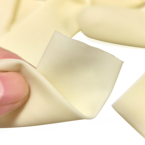 ALLESD Landbouw Vingerbeschermers Klasse <span class=keywords><strong>A</strong></span> Gladde Vingerhoezen Verdikte Beige Latex Vingerbeschermers - Product Image 3