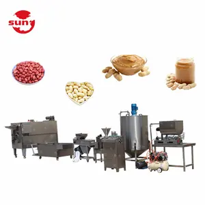 Best price machine to make groundnut butter nut paste colloid mill peanut butter making machine grinding processing line