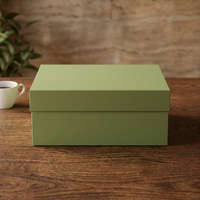Boîtes d'expédition en carton ondulé écologiques vertes pour l'emballage alimentaire de produits frais et de cadeaux fruitiers