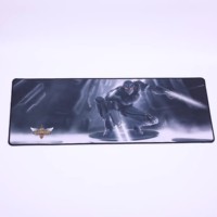Tapis de souris de jeu en caoutchouc naturel imperméable - Tapis de bureau carré XXL personnalisé pour usage professionnel
