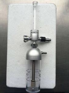 Flussometro per Ossigeno Medicale FLN PR Modello DIN Standard 0-15LPM 50PSI Verde Montato a Parete in Lega di Alluminio Tipo Split - Product Image 3