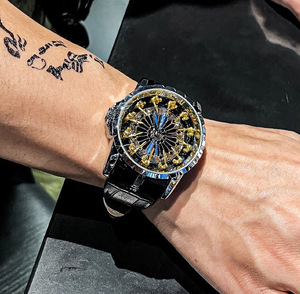 Montre Table Ronde des Douze Chevaliers, Cadeau de Saint-Valentin pour petit ami, Chevalier tridimensionnel personnalisé, Tendance masculine - Product Image 6