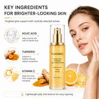 OEM ODM Ferahlatıcı Kojik Asit Zerdeçal Vita Jöle Mist Serum Nemlendirici Parlatıcı Yüz Spreyi