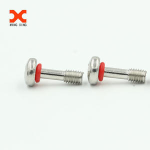 Tornillo <span class=keywords><strong>de</strong></span> Silicona <span class=keywords><strong>Rojo</strong></span> con Anillo <span class=keywords><strong>de</strong></span> Sellado, M2 M3 M4 M5 M6 M8, Tornillo Impermeable con Cabeza <span class=keywords><strong>de</strong></span> Botón, Cruzada y Avellanada, <span class=keywords><strong>de</strong></span> Acero Inoxidable 304 y 316, Venta <span class=keywords><strong>de</strong></span> Fábrica - Product Image 6