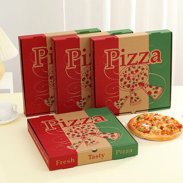 Cheap Recyclable Corrugated Paper Pizza Box for Packaging