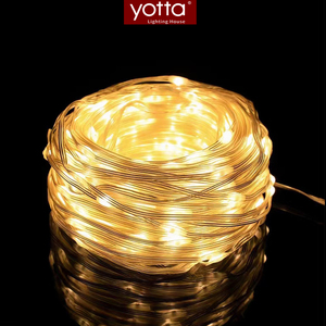 50M 100M 사용자 정의 길이 IP65 따뜻한 흰색 투명 코드 크리스마스 조명 야외 크리스마스 Led 문자열 빛 판매 - Product Image 2