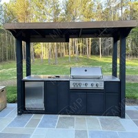 Cuisines extérieures préfabriquées, cuisine extérieure, armoires de cuisine modulaires écologiques pour hôtel