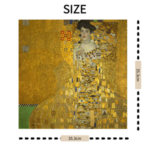 <span class=keywords><strong>Reproduction</strong></span> <span class=keywords><strong>de</strong></span> la peinture à l'huile Micro Spray 'Frau Bauer' <span class=keywords><strong>de</strong></span> Gustav <span class=keywords><strong>Klimt</strong></span>, qualité collection muséale, art abstrait, toile écologique Giclée - Product Image 2