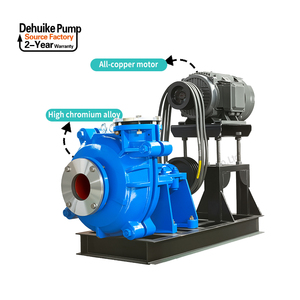 Bomba Centrífuga Eléctrica Horizontal Dehuike para Succión de Arena de Río, Lodo de Caliza, Arena, Lodo y Suspensión - Product Image 4