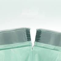 Rouleau de sacs poubelles biodégradables épais et très économiques, thermoscellables avec cordon de serrage, en PLA/PBAT, pour dortoirs étudiants