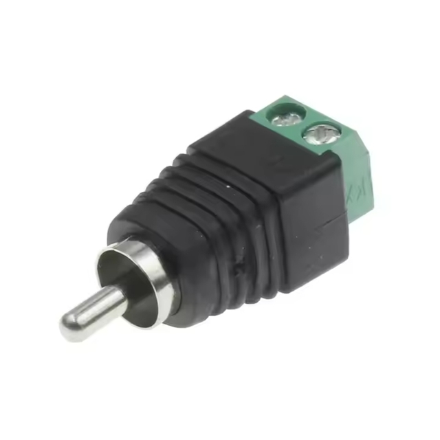 RCA Plug Male Female Connectors Head Welding-free Audio Speaker Press Type Terminal AV Plug Socket Cable Adapter RCA Lotus