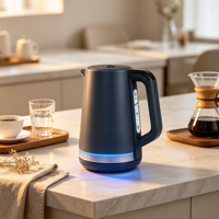 Hervidor de Agua Inalámbrico de Acero Inoxidable de Alta Potencia y Gran Capacidad para Mantener el Calor, Ideal para Café de Goteo