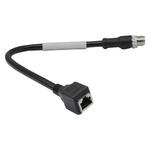 ขั้วต่อไฟฟ้าอะแดปเตอร์ขั้วต่อยานยนต์สำหรับ RJ45หัวต่อตัวผู้8ขาเป็น IP67กันน้ำ M12 x Code - Product Image 2