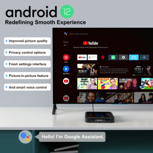 Elebao X8 cộng với <span class=keywords><strong>Android</strong></span> TV Box h618 4K 4GB 64GB Wifi BT 5.0 <span class=keywords><strong>Android</strong></span> 12 Set Top TVBOX thông minh <span class=keywords><strong>Android</strong></span> TV Box - Product Image 3