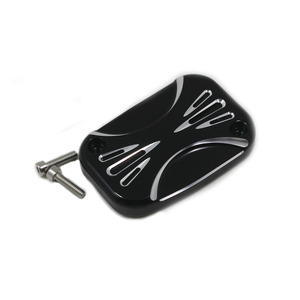 Couvre-<span class=keywords><strong>cylindre</strong></span> maître <span class=keywords><strong>de</strong></span> réservoir <span class=keywords><strong>de</strong></span> <span class=keywords><strong>frein</strong></span> avant découpé CNC gauche/droite pour moto <span class=keywords><strong>Harley</strong></span> Touring Electra Glide FLHR - Product Image 5