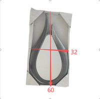 Plateau miroir en plastique Art Déco de luxe fait main avec poignées, style antique européen blanc et or, pour décoration de table de mariage et de fête, vente en gros