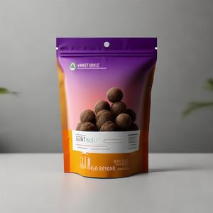 Bolsa Doypack Personalizada <span class=keywords><strong>de</strong></span> Aluminio y Plástico con Cierre Hermético, Grado Alimenticio, con Ventana Transparente, para Galletas - Product Image 1