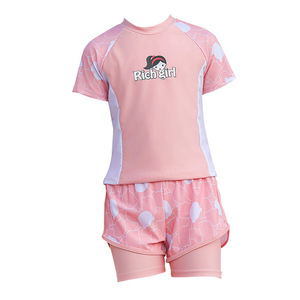 Traje de Baño para Niñas Richgirl, Color Azul Lago, Secado Rápido, UPF 30, para Niños - Product Image 5