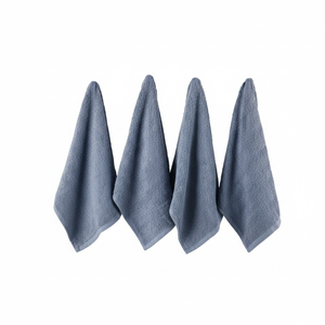 Set di stoviglie Chevron collezione mocio da Bar di lusso, 16x19 ", blu Stonewash, 4 pezzi | Importazioni di Design - Product Image 1