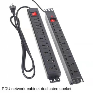 เครื่องกระจายพลังงานแถบซ็อกเก็ตอเนกประสงค์สำหรับเซิร์ฟเวอร์ rackpower Strip พร้อมตัวป้องกันการโอเวอร์โหลดสำหรับศูนย์ข้อมูล - Product Image 5