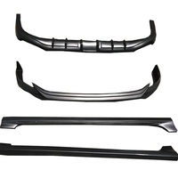 Kit bodi mobil plastik untuk Toyota Corolla, 2019-2021, Kit bodi mobil plastik ABS dengan bibir depan belakang, penahan benturan, kait derek
