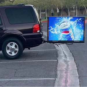 Di động xe tải Trailer Hitch AD P4 <span class=keywords><strong>P5</strong></span> bên ngoài thương mại quảng cáo kỹ thuật số LED Board Màn hình biển quảng cáo hiển thị bảng điều chỉnh Đăng - Product Image 3